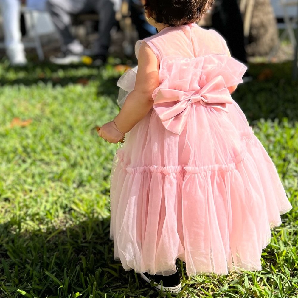 Cute pink tulle dress